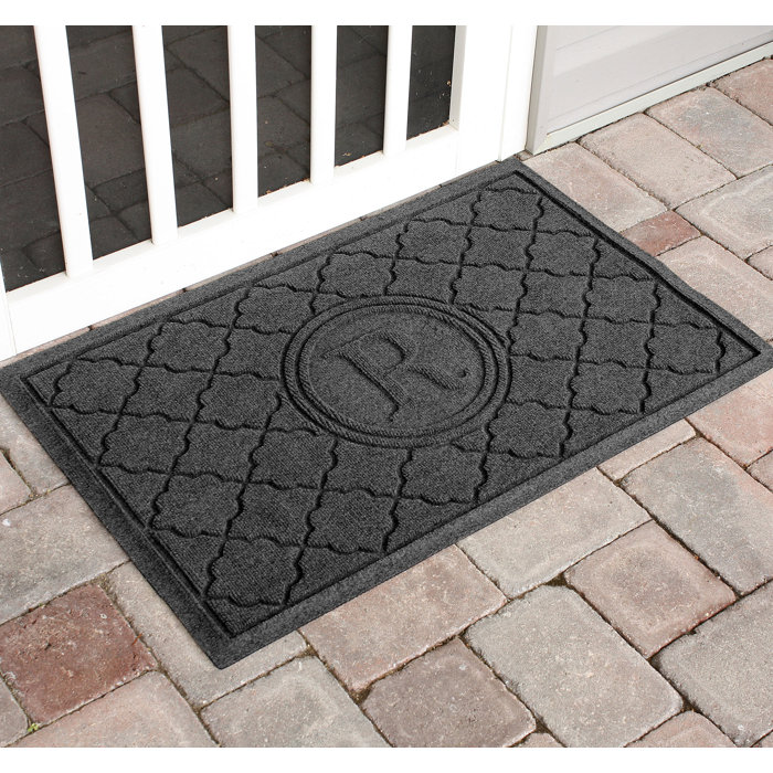 Lark Manor Pihu Monogram 35 in. x 23 in. NonSlip Indoor/Outdoor Door